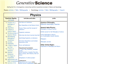 Desktop Screenshot of generativescience.org